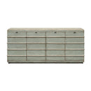  Coast2Coast Julian 66111 French Country Style 4 Door 4 Drawer Credenza - Weathered Grey Green IMAGE 2