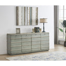  Coast2Coast Julian 66111 French Country Style 4 Door 4 Drawer Credenza - Weathered Grey Green IMAGE 5