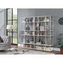  Coast2Coast 66127 White and Champagne 5 Shelf Storage Bookcase Etagere with Iron Frame IMAGE 5
