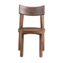 Coast2Coast Gabriel 69229 Set of 2 Solid Wood Vinegar Finish Dining Side Chairs with Round Seat and Tapered Legs IMAGE 3