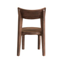  Coast2Coast Gabriel 69229 Set of 2 Solid Wood Vinegar Finish Dining Side Chairs with Round Seat and Tapered Legs IMAGE 8