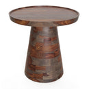  Coast2Coast Jamiel 69237 Solid Wood Accent End Table with Tray Style Top and Tapered Pedestal Base IMAGE 1