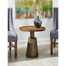  Coast2Coast Pruitt 69239 Solid Wood Accent End Table with Tray Style Top and Cork Shaped Base IMAGE 3