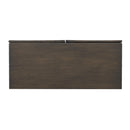  Coast2Coast Tucker 71144 2 Door Storage Cabinet with Raised Geometric Pattern - Brown and Black IMAGE 6