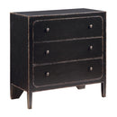  Coast2Coast Maxfield 71147 Contemporary Three Rounded Edged Door Storage Chest - Burnished Black IMAGE 1