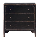  Coast2Coast Maxfield 71147 Contemporary Three Rounded Edged Door Storage Chest - Burnished Black IMAGE 2