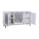  Coast2Coast Pascal 73304 3 Door Storage Credenza/Sideboard with Multicolored Geometric Pattern IMAGE 2