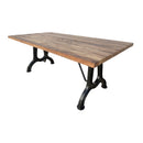  Coast2Coast Santiago 73384 Industrial Style Solid Wood and Iron Dining Table IMAGE 1