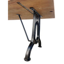  Coast2Coast Santiago 73384 Industrial Style Solid Wood and Iron Dining Table IMAGE 4