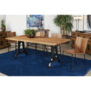  Coast2Coast Santiago 73384 Industrial Style Solid Wood and Iron Dining Table IMAGE 6
