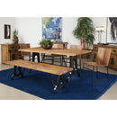  Coast2Coast Santiago 73384 Industrial Style Solid Wood and Iron Dining Table IMAGE 7