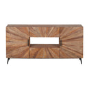  Coast2Coast Avery 77225 Sunburst Rectangle Two Door Two Drawer Credenza IMAGE 2