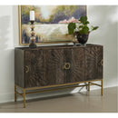  Coast2Coast Raelynn 77261 Contemporary Solid Mango Wood & Iron Rectangle Four Door Credenza IMAGE 6
