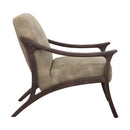  Coast2Coast Taylor 90301 Upholstered Tan Armchair with Wood Frame IMAGE 3