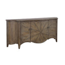  Coast2Coast Margo 90312 Rustic Brown Four Door Credenza IMAGE 1