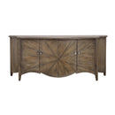  Coast2Coast Margo 90312 Rustic Brown Four Door Credenza IMAGE 2