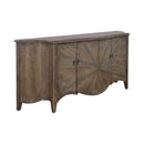  Coast2Coast Margo 90312 Rustic Brown Four Door Credenza IMAGE 3
