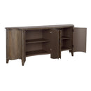  Coast2Coast Margo 90312 Rustic Brown Four Door Credenza IMAGE 5
