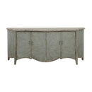  Coast2Coast Mikayla 90313 Weathered Blue-Green Four Door Credenza IMAGE 2