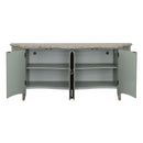  Coast2Coast Mikayla 90313 Weathered Blue-Green Four Door Credenza IMAGE 4
