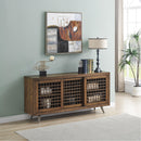  Coast2Coast Brixton 90315 Mid-Century Modern Credenza with Sliding Doors IMAGE 9