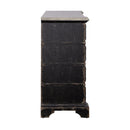  Coast2Coast Karsyn 90321 Traditional Two Door Cabinet with Two Drawers in Rustic Black Finish IMAGE 6