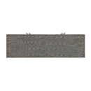  Coast2Coast Cannon 90328 Textured Grey Four Door Credenza IMAGE 6