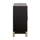  Coast2Coast Medici 90330 Contemporary Black Two Door Cabinet IMAGE 5