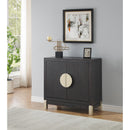  Coast2Coast Medici 90330 Contemporary Black Two Door Cabinet IMAGE 7