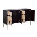  Coast2Coast Jayceon 90339 Transitional Four Door Credenza IMAGE 3