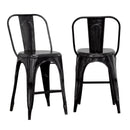  Coast2Coast Abby 92500 Industrial Style Black Counter Height Dining Chair - Set of 2 IMAGE 1