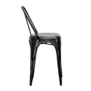  Coast2Coast Abby 92500 Industrial Style Black Counter Height Dining Chair - Set of 2 IMAGE 5