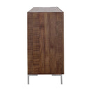  Coast2Coast Isabela 92502 Industrial Style Solid Wood Four Door Credenza with Metal Details IMAGE 5