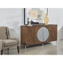  Coast2Coast Isabela 92502 Industrial Style Solid Wood Four Door Credenza with Metal Details IMAGE 7