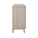  Coast2Coast Nikolai 92503 Contemporary Whitewash Four Door Credenza with Metal Detailing IMAGE 5