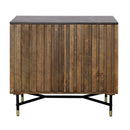  Coast2Coast Blaire 92531 Solid Wood & Marble Two Door Cabinet IMAGE 2
