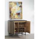  Coast2Coast Blaire 92531 Solid Wood & Marble Two Door Cabinet IMAGE 8