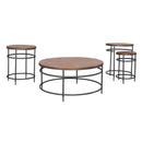  Coast2Coast Nalani 92538 Industrial Solid Wood & Iron Cocktail Table IMAGE 5