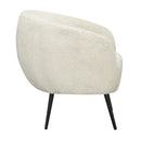  Coast2Coast Lyra 95403 Ivory & Black Accent Chair IMAGE 3