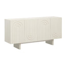  Coast2Coast Windham 95404 Cream Four Door Credenza IMAGE 1