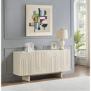  Coast2Coast Windham 95404 Cream Four Door Credenza IMAGE 6