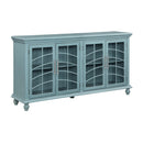  Coast2Coast Tahoe 95422 Blue Traditional Four Door Credenza IMAGE 1