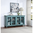  Coast2Coast Tahoe 95422 Blue Traditional Four Door Credenza IMAGE 6