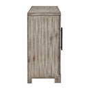  Coast2Coast Hollow 95423 Smokey Beige Transitional Four Door Credenza IMAGE 3