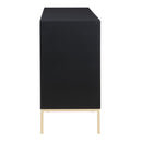  Coast2Coast Phoenix 95424 Midnight Hour & Champagne Transitional Four Door Credenza IMAGE 3