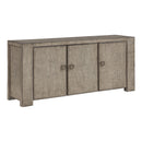  Coast2Coast Malcolm 95428 Valley Forge Weathered Grey Transitional Three Door Credenza IMAGE 1