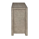  Coast2Coast Malcolm 95428 Valley Forge Weathered Grey Transitional Three Door Credenza IMAGE 3