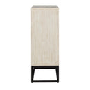  Coast2Coast Hotchkiss 95436 Cream Transitional Two Door Bar Cabinet IMAGE 3