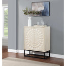  Coast2Coast Hotchkiss 95436 Cream Transitional Two Door Bar Cabinet IMAGE 6
