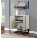  Coast2Coast Hotchkiss 95436 Cream Transitional Two Door Bar Cabinet IMAGE 7